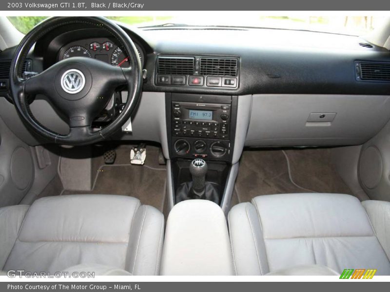 Black / Black/Gray 2003 Volkswagen GTI 1.8T