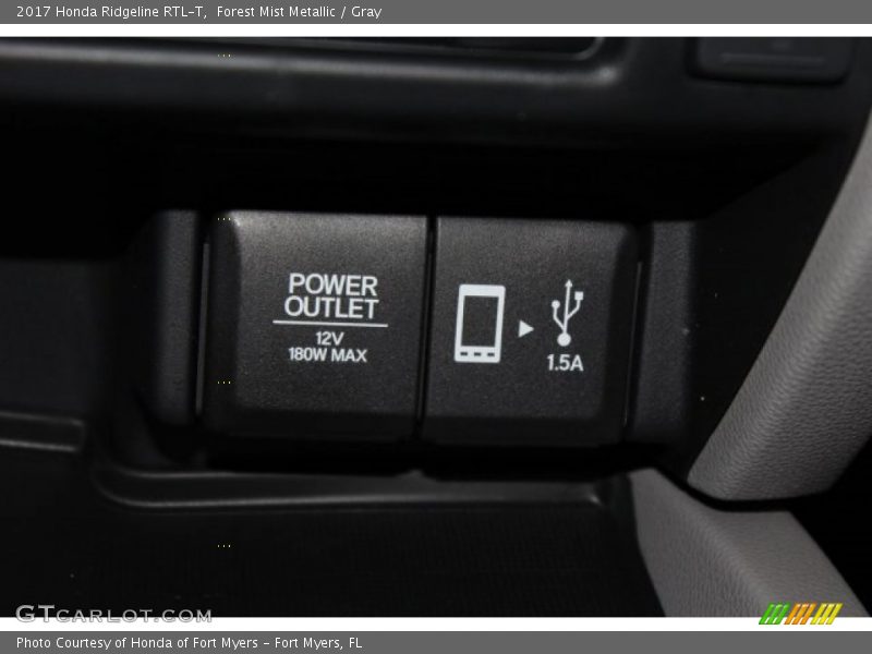 Forest Mist Metallic / Gray 2017 Honda Ridgeline RTL-T