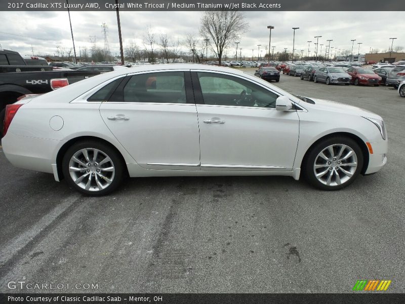 Crystal White Tricoat / Medium Titanium w/Jet Black Accents 2017 Cadillac XTS Luxury AWD