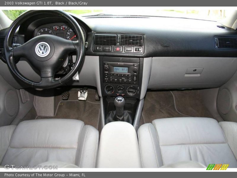 Black / Black/Gray 2003 Volkswagen GTI 1.8T