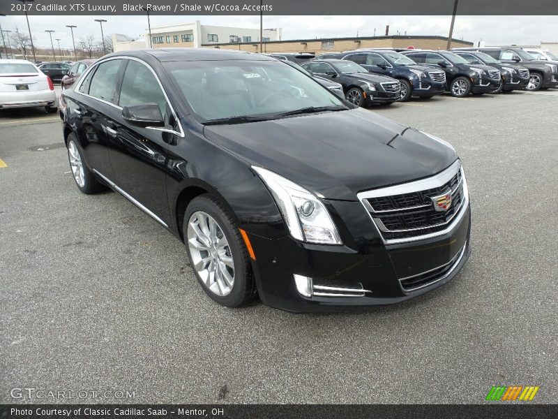 Black Raven / Shale w/Cocoa Accents 2017 Cadillac XTS Luxury