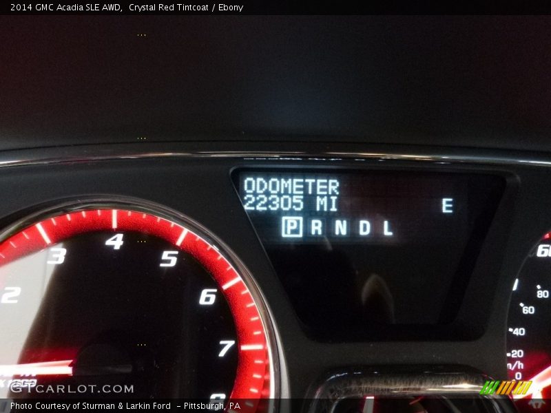 Crystal Red Tintcoat / Ebony 2014 GMC Acadia SLE AWD