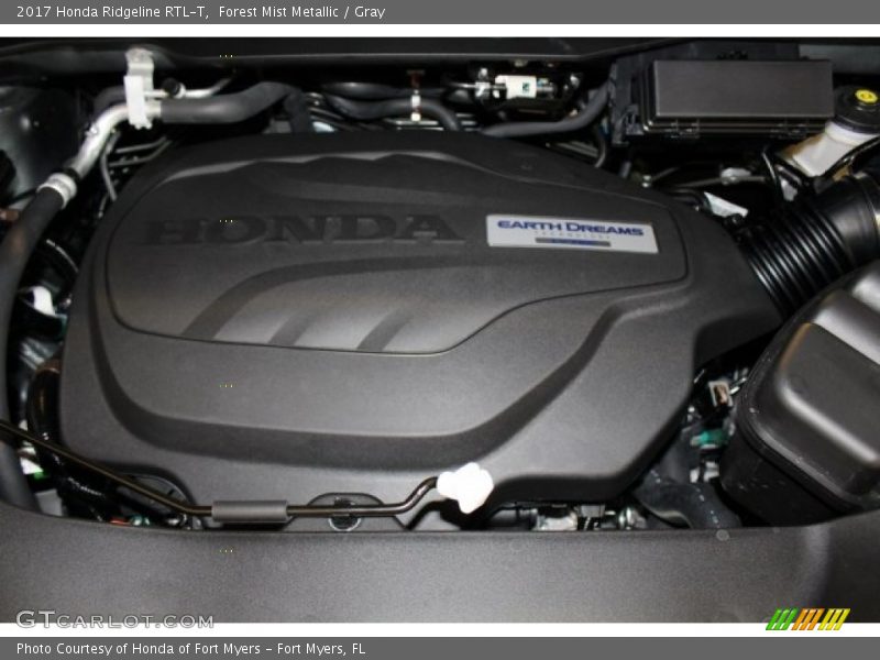 Forest Mist Metallic / Gray 2017 Honda Ridgeline RTL-T