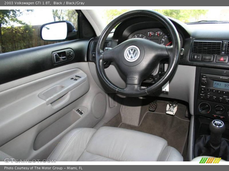 Black / Black/Gray 2003 Volkswagen GTI 1.8T