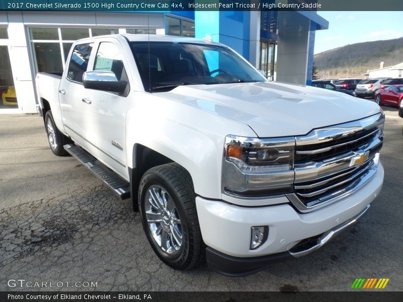 Iridescent Pearl Tricoat / High Country Saddle 2017 Chevrolet Silverado 1500 High Country Crew Cab 4x4