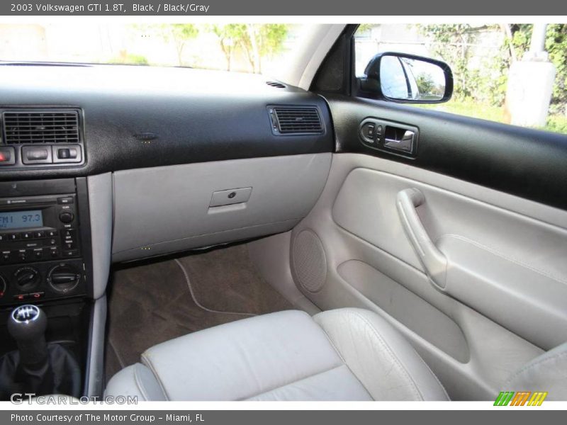Black / Black/Gray 2003 Volkswagen GTI 1.8T