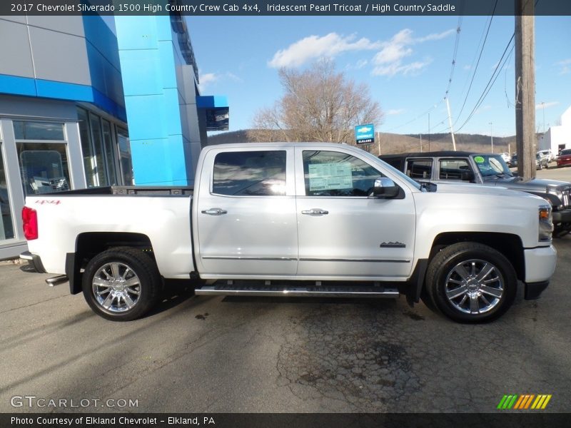 Iridescent Pearl Tricoat / High Country Saddle 2017 Chevrolet Silverado 1500 High Country Crew Cab 4x4
