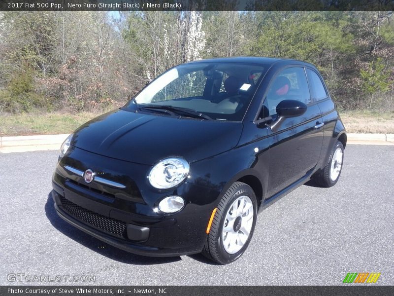 Nero Puro (Straight Black) / Nero (Black) 2017 Fiat 500 Pop