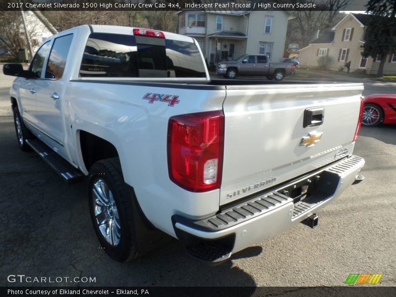 Iridescent Pearl Tricoat / High Country Saddle 2017 Chevrolet Silverado 1500 High Country Crew Cab 4x4