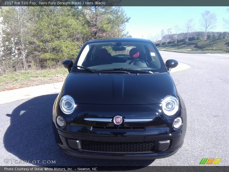Nero Puro (Straight Black) / Nero (Black) 2017 Fiat 500 Pop