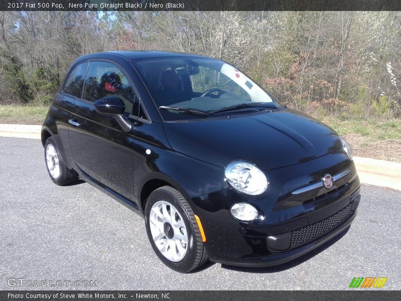 Nero Puro (Straight Black) / Nero (Black) 2017 Fiat 500 Pop