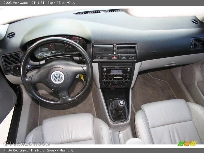 Black / Black/Gray 2003 Volkswagen GTI 1.8T
