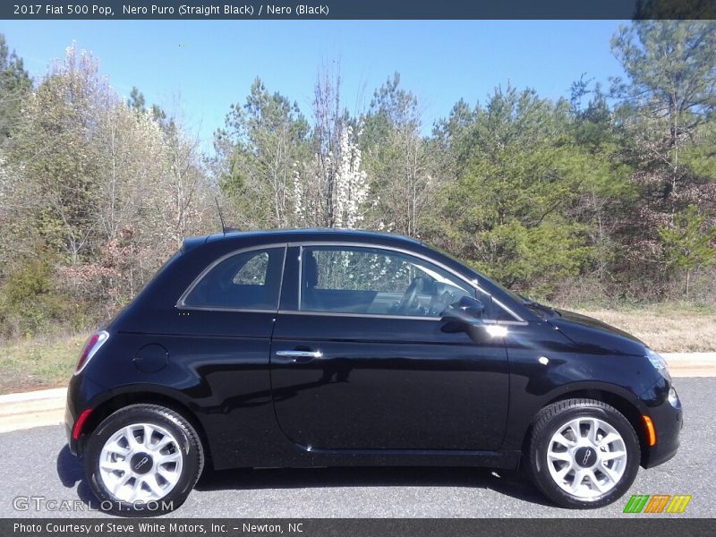 Nero Puro (Straight Black) / Nero (Black) 2017 Fiat 500 Pop