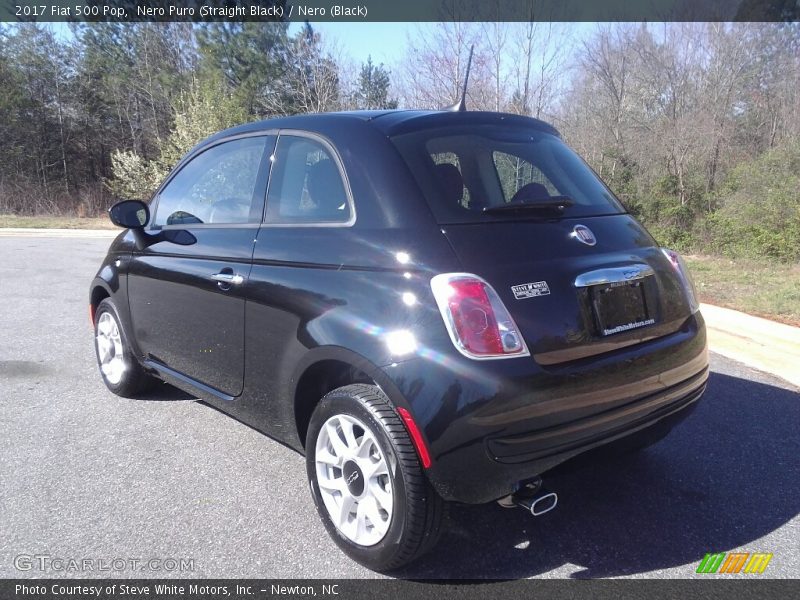 Nero Puro (Straight Black) / Nero (Black) 2017 Fiat 500 Pop