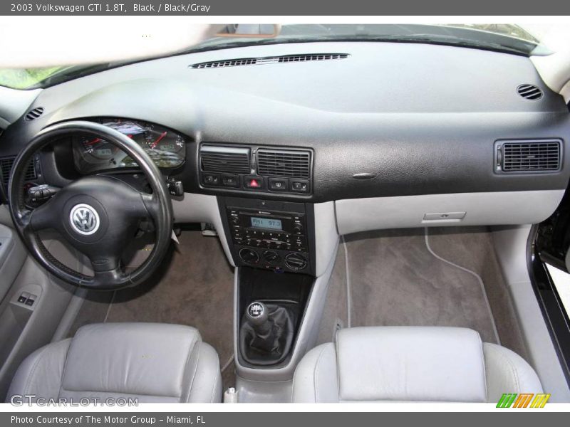 Black / Black/Gray 2003 Volkswagen GTI 1.8T