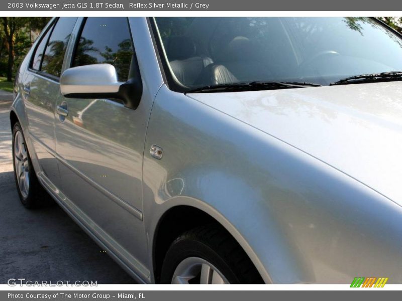 Reflex Silver Metallic / Grey 2003 Volkswagen Jetta GLS 1.8T Sedan