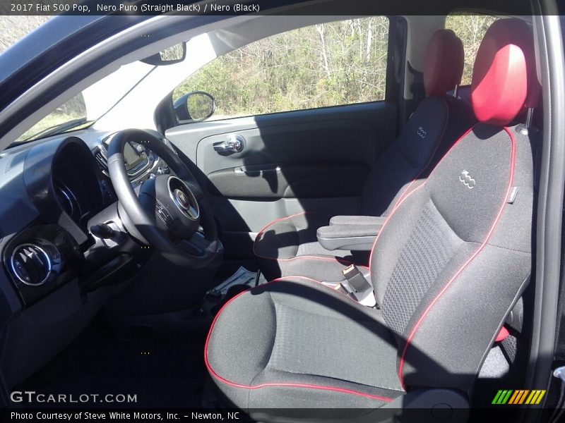 Nero Puro (Straight Black) / Nero (Black) 2017 Fiat 500 Pop