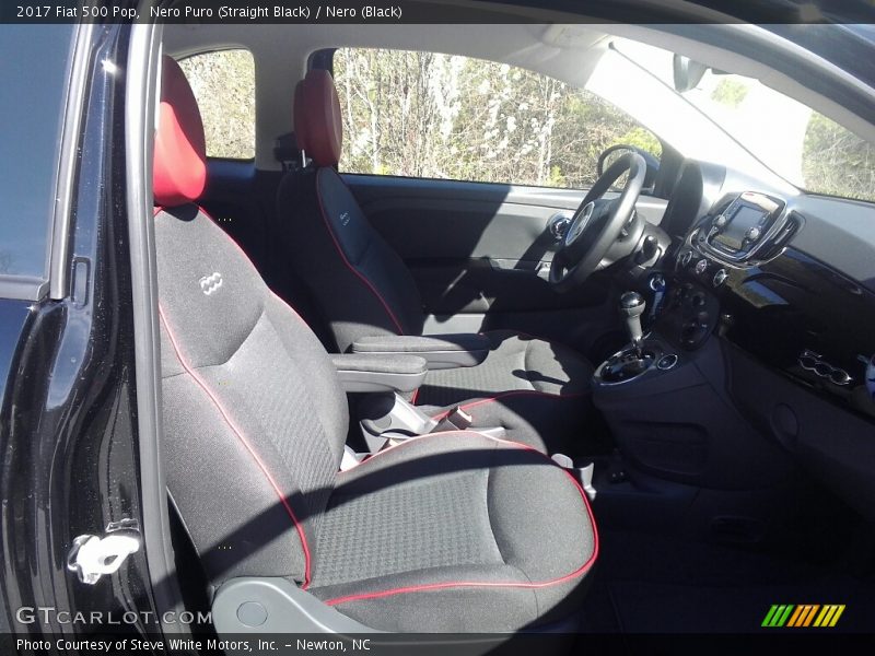Nero Puro (Straight Black) / Nero (Black) 2017 Fiat 500 Pop