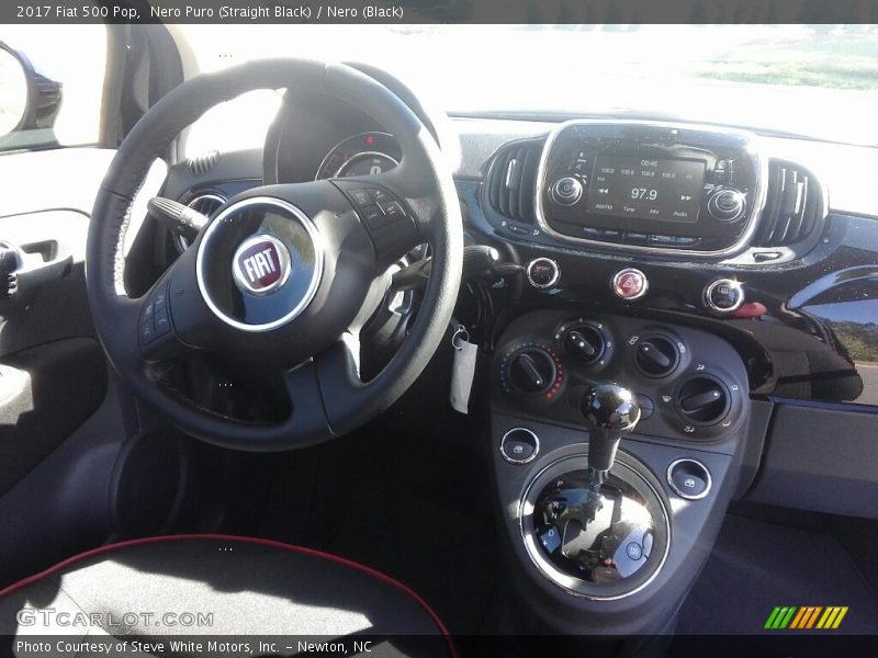Nero Puro (Straight Black) / Nero (Black) 2017 Fiat 500 Pop