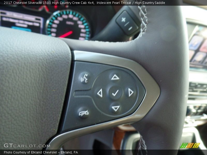 Iridescent Pearl Tricoat / High Country Saddle 2017 Chevrolet Silverado 1500 High Country Crew Cab 4x4