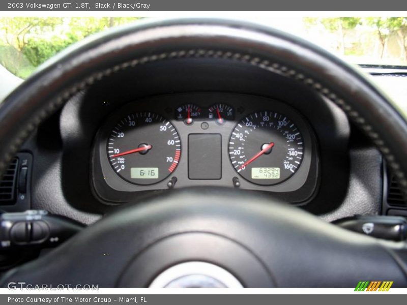 Black / Black/Gray 2003 Volkswagen GTI 1.8T