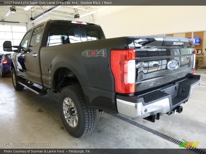 Shadow Black / Black 2017 Ford F250 Super Duty Lariat Crew Cab 4x4