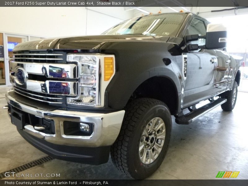 Shadow Black / Black 2017 Ford F250 Super Duty Lariat Crew Cab 4x4