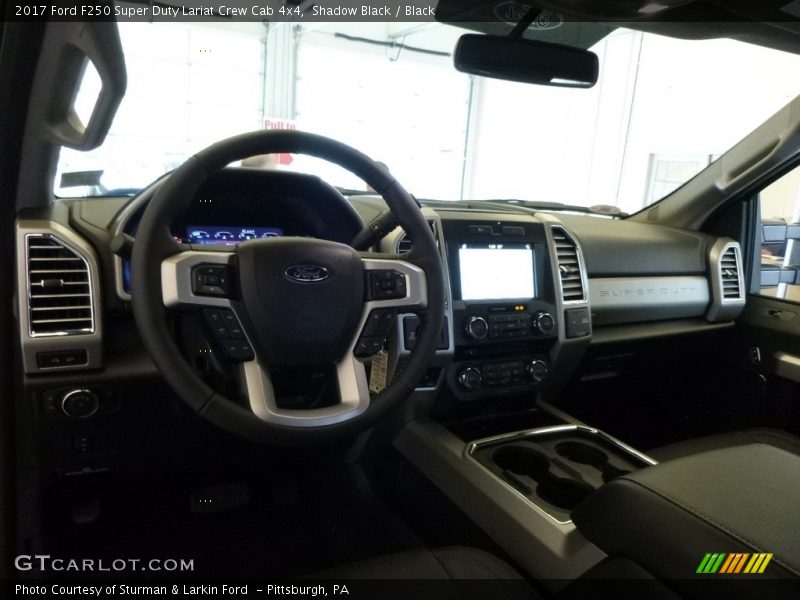 Shadow Black / Black 2017 Ford F250 Super Duty Lariat Crew Cab 4x4