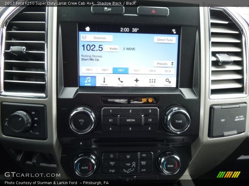 Shadow Black / Black 2017 Ford F250 Super Duty Lariat Crew Cab 4x4