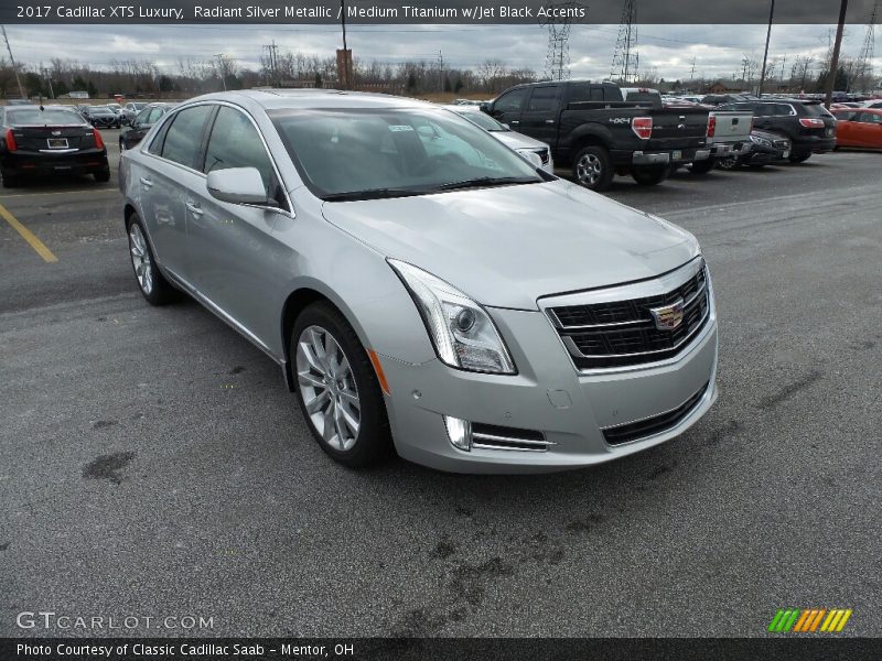 Radiant Silver Metallic / Medium Titanium w/Jet Black Accents 2017 Cadillac XTS Luxury