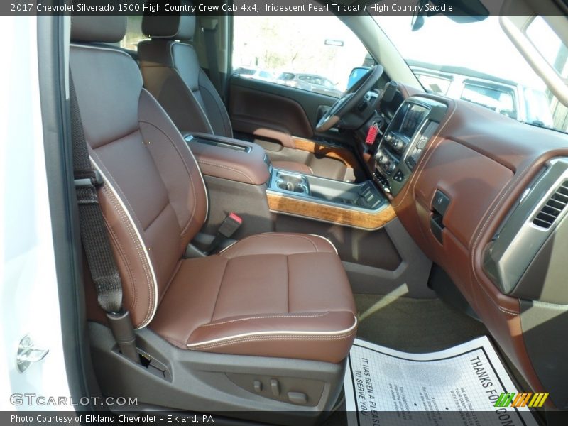 Iridescent Pearl Tricoat / High Country Saddle 2017 Chevrolet Silverado 1500 High Country Crew Cab 4x4