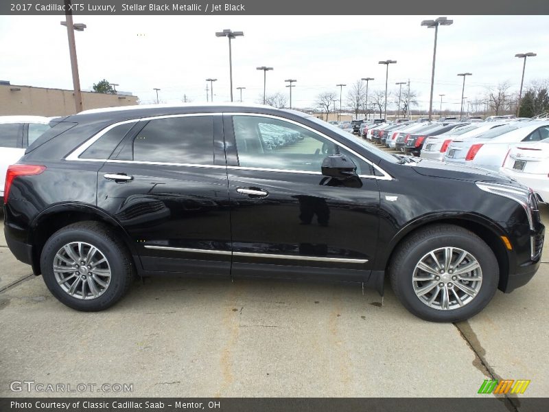 Stellar Black Metallic / Jet Black 2017 Cadillac XT5 Luxury