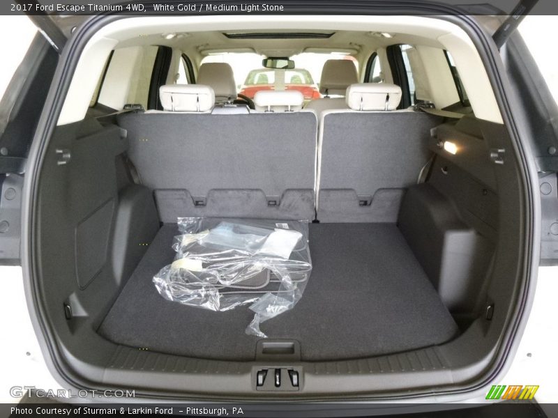 White Gold / Medium Light Stone 2017 Ford Escape Titanium 4WD