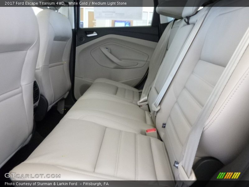 White Gold / Medium Light Stone 2017 Ford Escape Titanium 4WD