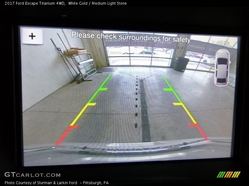 White Gold / Medium Light Stone 2017 Ford Escape Titanium 4WD