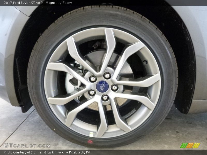 Magnetic / Ebony 2017 Ford Fusion SE AWD