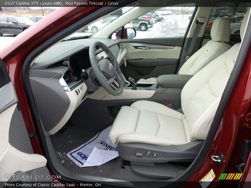 Red Passion Tintcoat / Cirrus 2017 Cadillac XT5 Luxury AWD
