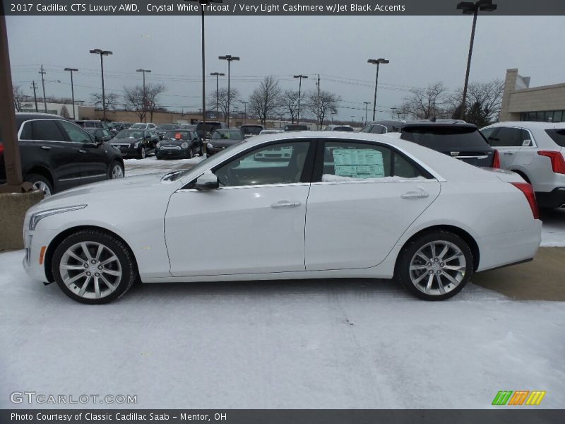  2017 CTS Luxury AWD Crystal White Tricoat