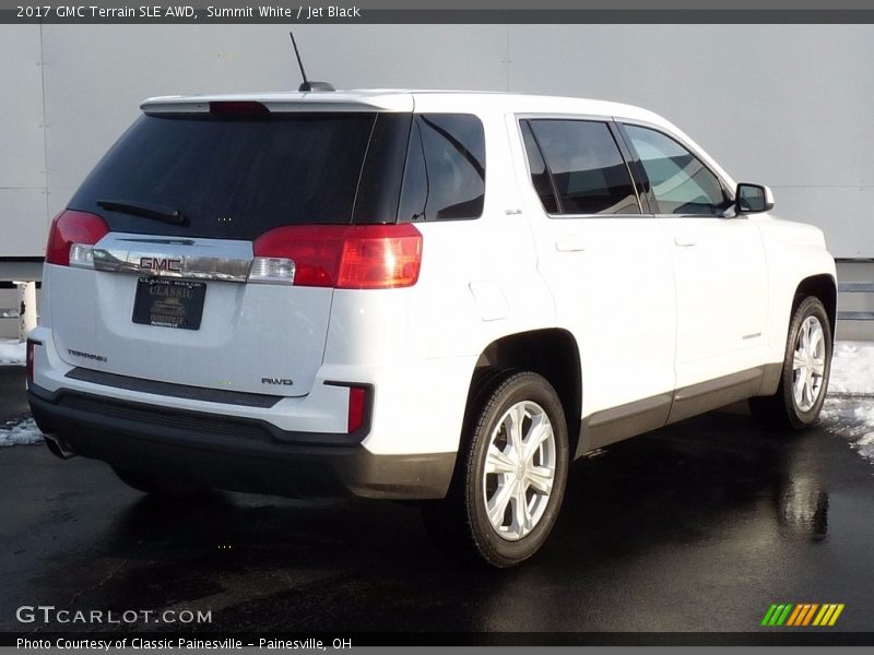 Summit White / Jet Black 2017 GMC Terrain SLE AWD
