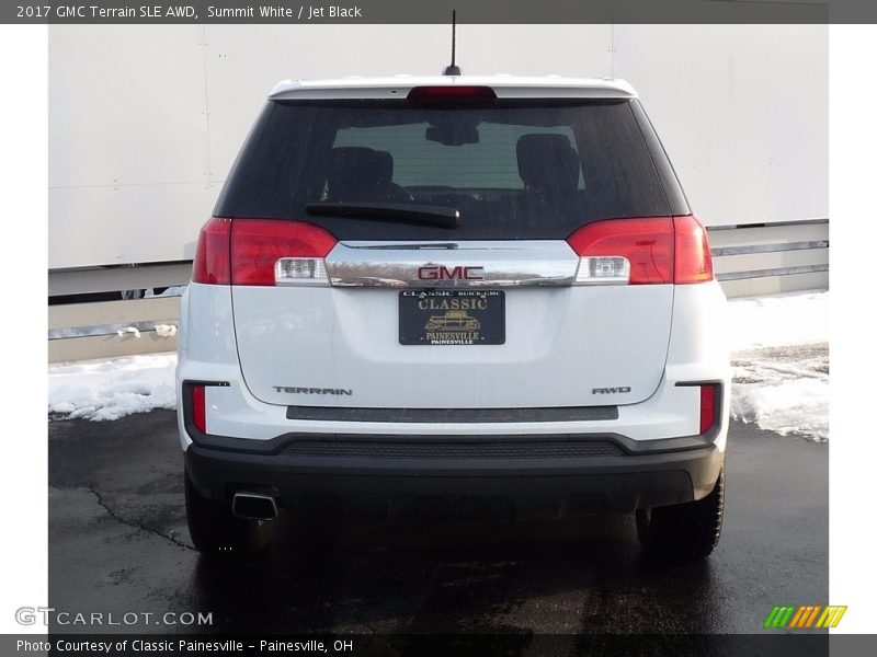 Summit White / Jet Black 2017 GMC Terrain SLE AWD