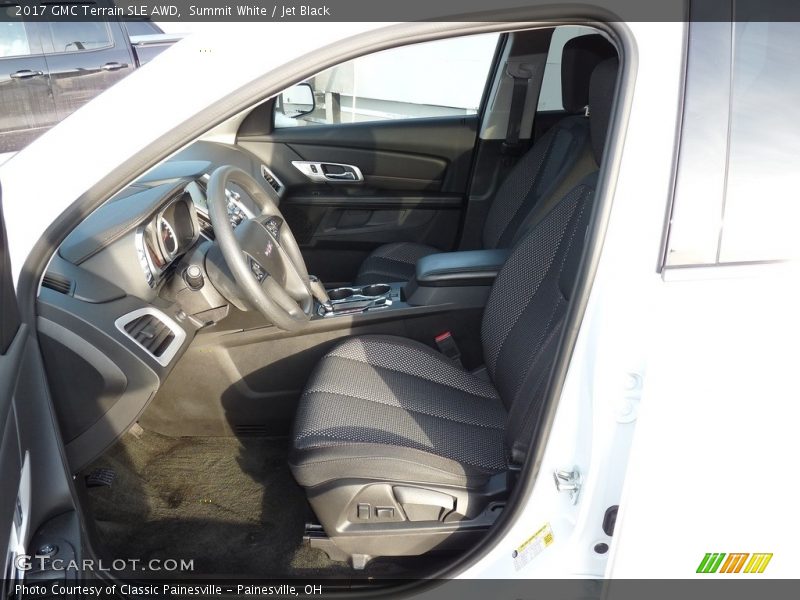 Summit White / Jet Black 2017 GMC Terrain SLE AWD
