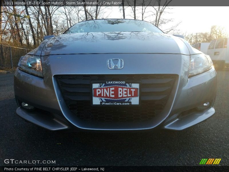 Storm Silver Metallic / Gray Fabric 2011 Honda CR-Z EX Sport Hybrid