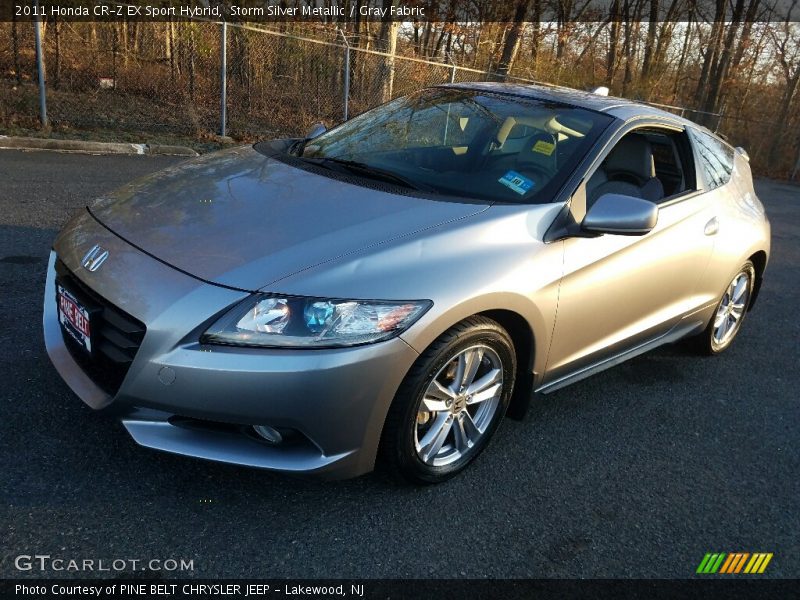 Storm Silver Metallic / Gray Fabric 2011 Honda CR-Z EX Sport Hybrid