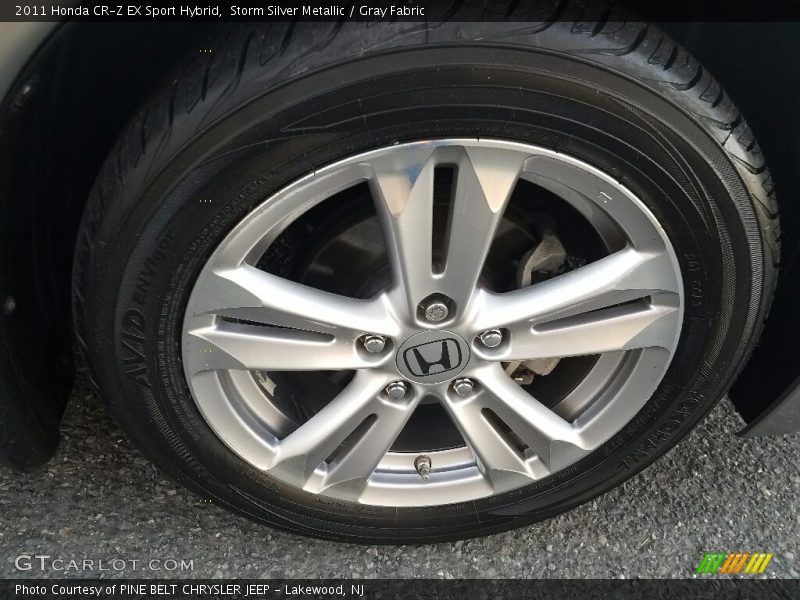 Storm Silver Metallic / Gray Fabric 2011 Honda CR-Z EX Sport Hybrid