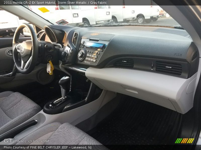 Storm Silver Metallic / Gray Fabric 2011 Honda CR-Z EX Sport Hybrid