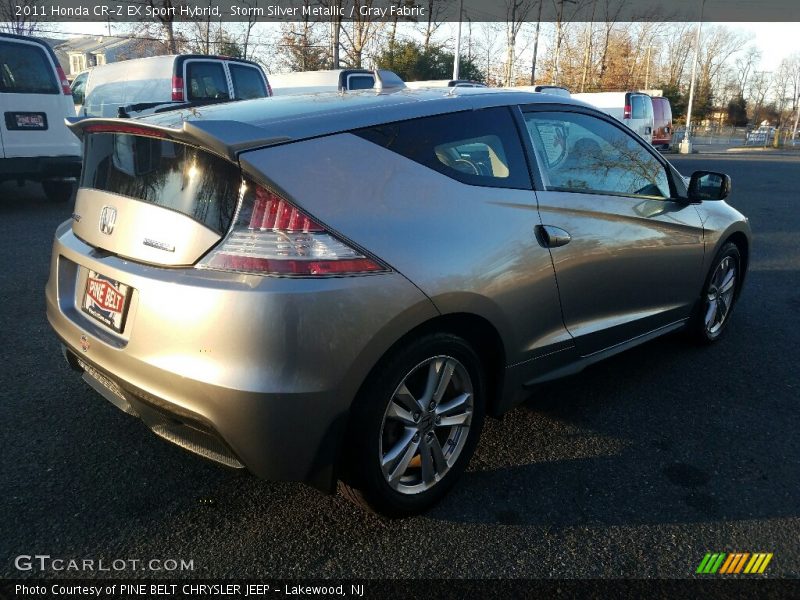 Storm Silver Metallic / Gray Fabric 2011 Honda CR-Z EX Sport Hybrid