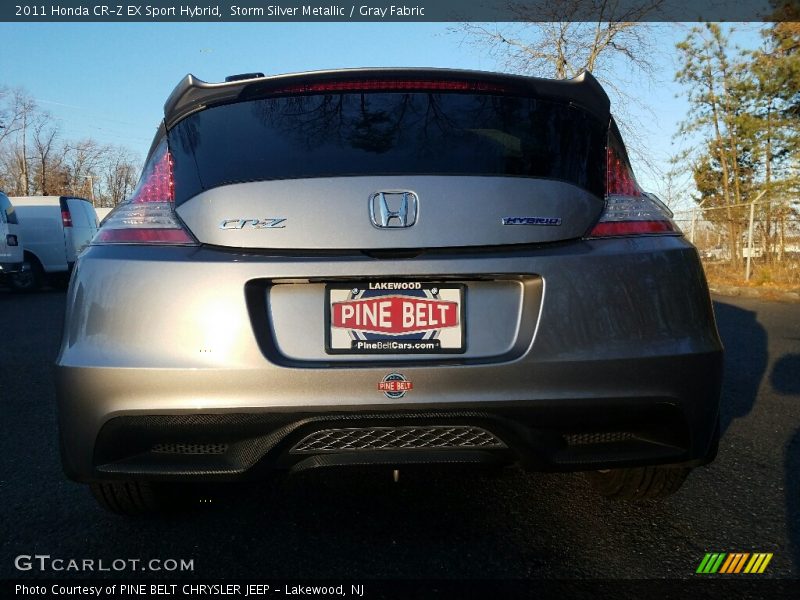 Storm Silver Metallic / Gray Fabric 2011 Honda CR-Z EX Sport Hybrid