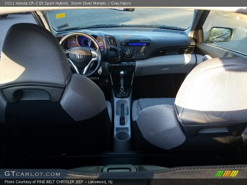 Storm Silver Metallic / Gray Fabric 2011 Honda CR-Z EX Sport Hybrid