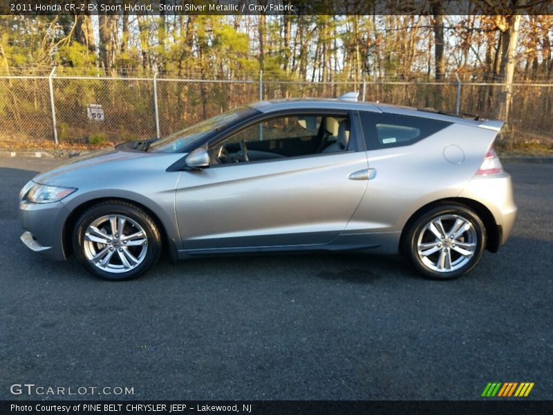 Storm Silver Metallic / Gray Fabric 2011 Honda CR-Z EX Sport Hybrid