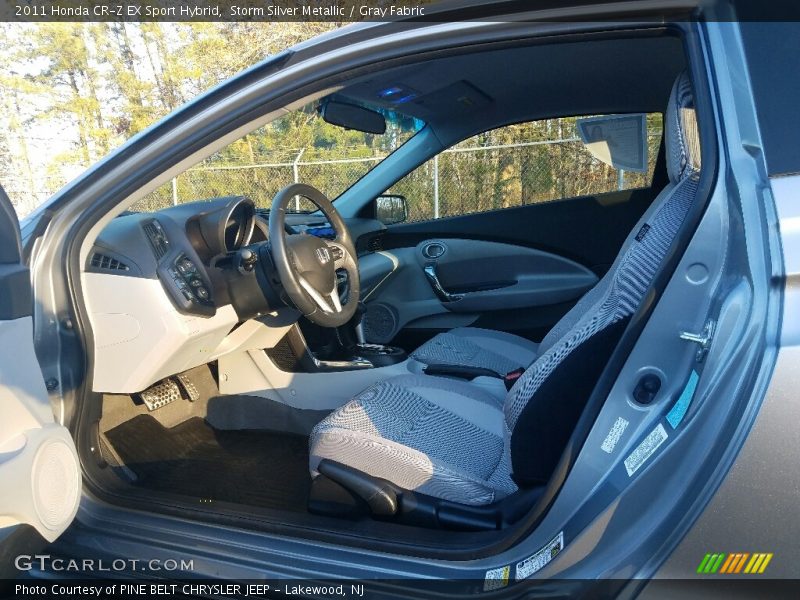 Storm Silver Metallic / Gray Fabric 2011 Honda CR-Z EX Sport Hybrid